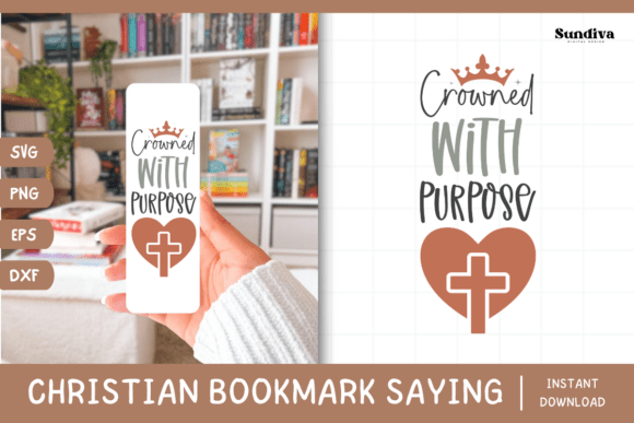 Christian Bookmark Saying SVG 30 for Crafts