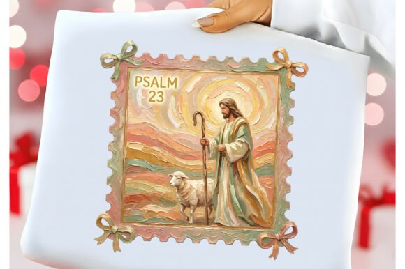 Christian Easter Psalm 23 PNG Illustrations