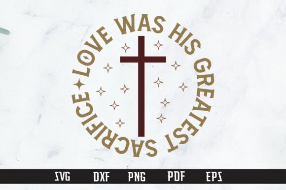 Christian Valentine PNG Cross for Crafts