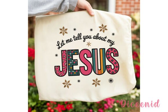 Colorful Jesus Sublimation Design