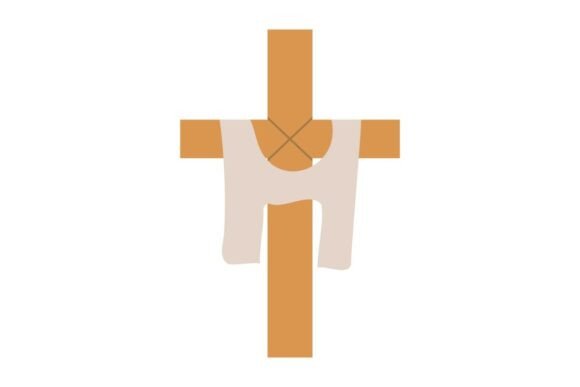 Easter Cross for Crafts: A Visual Asset for Content Publishers