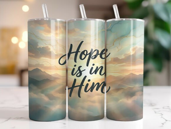 Hope is in Him Tumbler