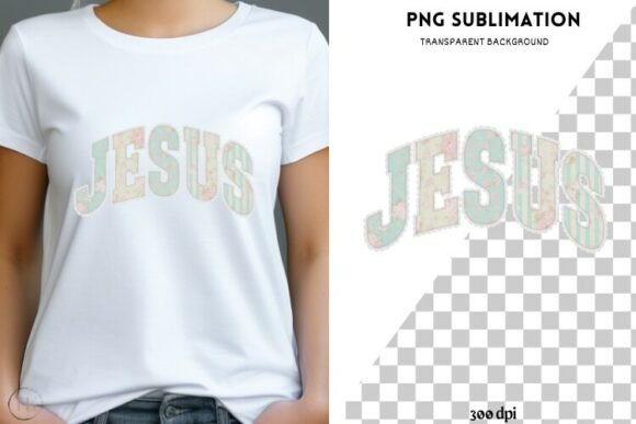 Jesus Cottage Core PNG Design