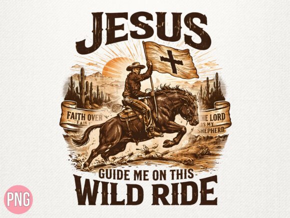 Jesus Guide Me Wild Ride Bible PNG for Crafts