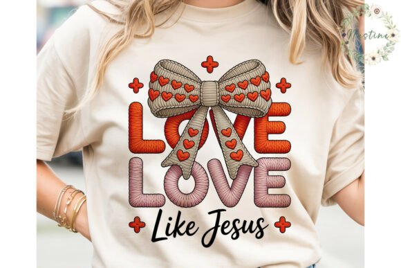 Love Like Jesus Bow Illustrations