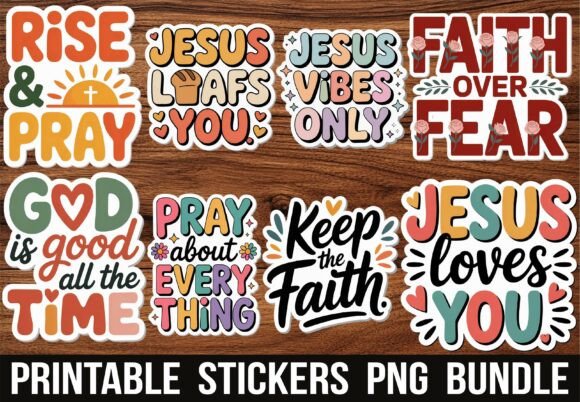 Religious Christian Faith Quotes Sticker